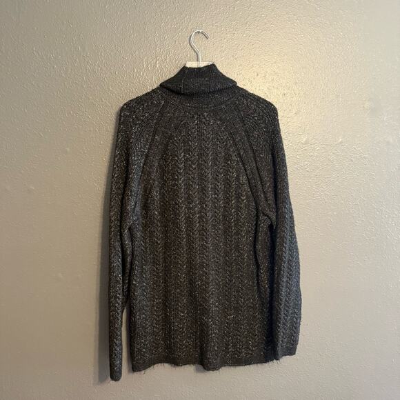 INC Mens Metallic Cable Knit Turtleneck Size XXL - Picture 3 of 6